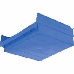 Akro-Mils Plastic Nesting Storage Shelf Bin 30170 - 11-1/8"W x 11-5/8"D x 4"H Blue - Pkg Qty 12 -Containers & Organizers Sales Store 752365BL 05