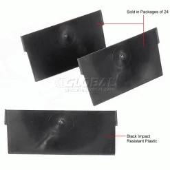 Akro-Mils Shelf Bin Divider 40150 For 8"W x 4"H Shelf Bins, Black, Price Pack of 24 14 Akro-Mils Shelf Bin Divider 40150 For 8"W x 4"H Shelf Bins, Black, Price Pack of 24 -Containers & Organizers Sales Store 752371 1wco 2