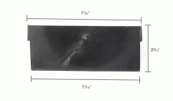 Akro-Mils Shelf Bin Divider 40150 For 8"W x 4"H Shelf Bins, Black, Price Pack of 24 17 Akro-Mils Shelf Bin Divider 40150 For 8"W x 4"H Shelf Bins, Black, Price Pack of 24 -Containers & Organizers Sales Store 752372 dim