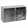 Quantum Storage Systems Quantum Tip Out Storage Bin QTB302 - 2 Compartments Gray