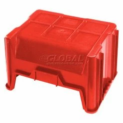 Global Industrial™ Plastic Hopper Bin, 19-7/8"W x 15-1/4"D x 12-7/16"H, Red - Pkg Qty 3 -Containers & Organizers Sales Store 752397RD 07