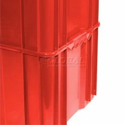 Global Industrial™ Plastic Hopper Bin, 19-7/8"W x 15-1/4"D x 12-7/16"H, Red - Pkg Qty 3 -Containers & Organizers Sales Store 752397RD 09