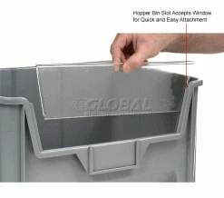 Clear Window WGH700 For Hopper Bins QGH700 Price Per Carton of 3 15 Clear Window WGH700 For Hopper Bins QGH700 Price Per Carton of 3 -Containers & Organizers Sales Store 752424 2wco