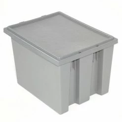 Global Industrial Lid LID191 for Stack and Nest Storage Container SNT190, SNT195, Gray - Pkg Qty 6 22 Global Industrial Lid LID191 for Stack and Nest Storage Container SNT190, SNT195, Gray - Pkg Qty 6 -Containers & Organizers Sales Store 752430GY 01 2