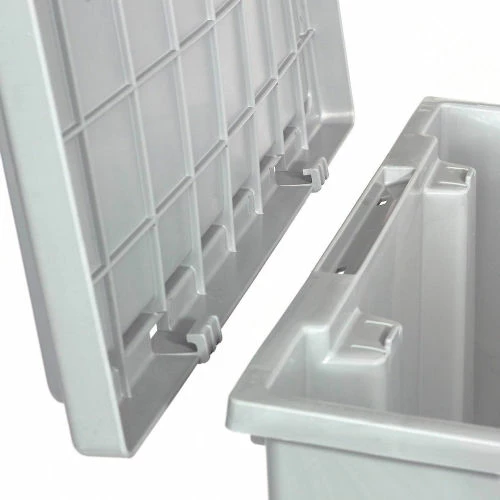 Akro-Mils Lid 35241 For Nest & Stack Tote 35240, Gray - Pkg Qty 3 7 Akro-Mils Lid 35241 For Nest & Stack Tote 35240, Gray - Pkg Qty 3 - Image 7