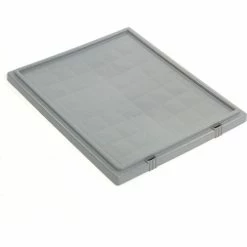 Akro-Mils Lid 35191 For Nest & Stack Tote 35190, 35195, Gray - Pkg Qty 6