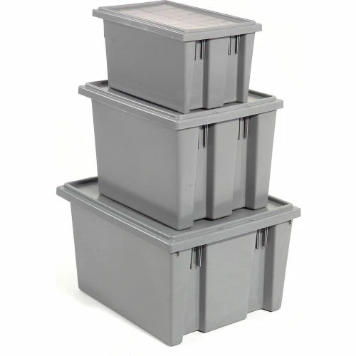 Akro-Mils Lid 35241 For Nest & Stack Tote 35240, Gray - Pkg Qty 3 9 Akro-Mils Lid 35241 For Nest & Stack Tote 35240, Gray - Pkg Qty 3 - Image 9