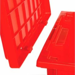 Global Industrial™ Stack and Nest Storage Container SNT190 No Lid 19-1/2 x 15-1/2 x 10, Red - Pkg Qty 6 -Containers & Organizers Sales Store 752430RD 06 1