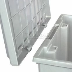 Global Industrial™ Stack and Nest Storage Container SNT200 No Lid 19-1/2 x 13-1/2 x 8, Gray - Pkg Qty 6 -Containers & Organizers Sales Store 752431GY 06