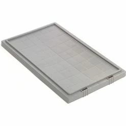 Akro-Mils Lid 35201 For Nest & Stack Tote 35200, Gray - Pkg Qty 6