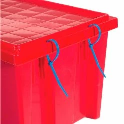 Akro-Mils Nest & Stack Tote 35185 - 18"L x 11"W x 9"H, Red - Pkg Qty 6 -Containers & Organizers Sales Store 752431RD 05 2