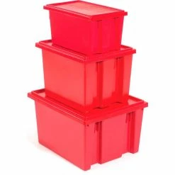 Akro-Mils Lid 35181 For Nest & Stack Tote 35180, 35185, Red - Pkg Qty 6 -Containers & Organizers Sales Store 752431RD 16 3