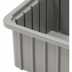 Dandux Dividable Stackable Plastic Box 50P0110050 - 11"L x 8"W x 5"H, Gray -Containers & Organizers Sales Store 772016 07