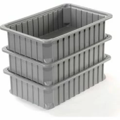 Dandux Dividable Stackable Plastic Box 50P0110042 - 11"L x 8"W x 4-1/4"H, Gray 24 Dandux Dividable Stackable Plastic Box 50P0110042 - 11"L x 8"W x 4-1/4"H, Gray -Containers & Organizers Sales Store 772024 07