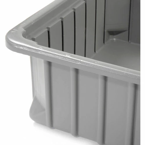 Dandux Dividable Stackable Plastic Box 50P0110034 - 11"L x 8"W x 3-1/2"H, Gray 10 Dandux Dividable Stackable Plastic Box 50P0110034 - 11"L x 8"W x 3-1/2"H, Gray - Image 10
