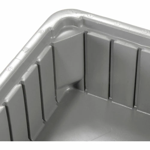 Dandux Dividable Stackable Plastic Box 50P0112042 - 16"L x 11"W x 4-1/2"H, Gray 11 Dandux Dividable Stackable Plastic Box 50P0112042 - 16"L x 11"W x 4-1/2"H, Gray - Image 11