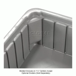 Dandux Dividable Stackable Plastic Box 50P0110034 - 11"L x 8"W x 3-1/2"H, Gray 31 Dandux Dividable Stackable Plastic Box 50P0110034 - 11"L x 8"W x 3-1/2"H, Gray -Containers & Organizers Sales Store 772024 3wco 3
