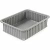 Dandux Modular Dividable Plastic Tote Box 50P0114100 22"L x 17"W x 10"H