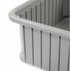 Dandux Modular Dividable Plastic Tote Box, 22"L x 17"W x 6"H -Containers & Organizers Sales Store 772040 09 2