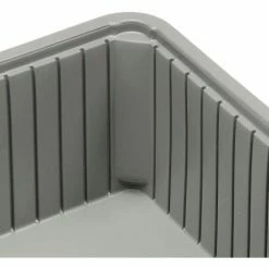Dandux Dividable Stackable Plastic Box 50P0114090 - 22-1/2"L x 17-1/2"W x 9"H, Gray -Containers & Organizers Sales Store 772046 07