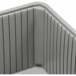 Dandux Dividable Stackable Plastic Box 50P0114140 - 22-1/2"L x 17-1/2"W x 14"H, Gray -Containers & Organizers Sales Store 772054 07