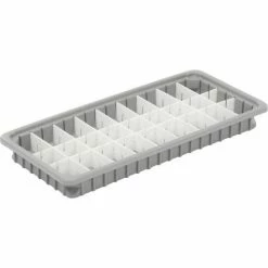 Dandux Dividable Stackable Plastic Box 50P0224024 - 24"L x 11"W x 2-1/2"H, Gray 18 Dandux Dividable Stackable Plastic Box 50P0224024 - 24"L x 11"W x 2-1/2"H, Gray -Containers & Organizers Sales Store 772055 02