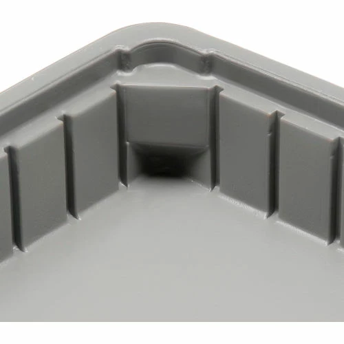 Dandux Dividable Stackable Plastic Box 50P0224024 - 24"L x 11"W x 2-1/2"H, Gray 9 Dandux Dividable Stackable Plastic Box 50P0224024 - 24"L x 11"W x 2-1/2"H, Gray - Image 9