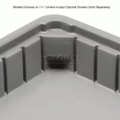 Dandux Dividable Stackable Plastic Box 50P0224024 - 24"L x 11"W x 2-1/2"H, Gray 27 Dandux Dividable Stackable Plastic Box 50P0224024 - 24"L x 11"W x 2-1/2"H, Gray -Containers & Organizers Sales Store 772055 3wco