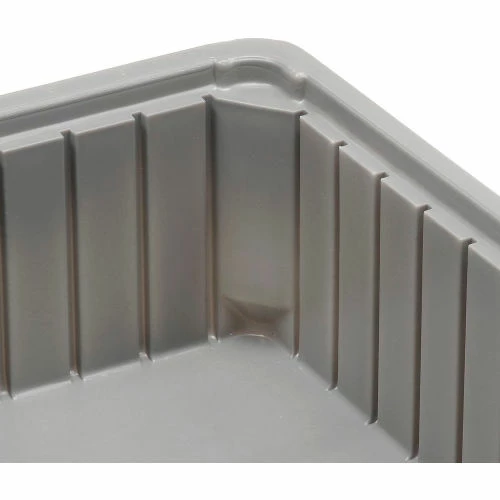 Dandux Dividable Stackable Plastic Box 50P0224050 - 24"L x 11"W x 5"H, Gray 8 Dandux Dividable Stackable Plastic Box 50P0224050 - 24"L x 11"W x 5"H, Gray - Image 8