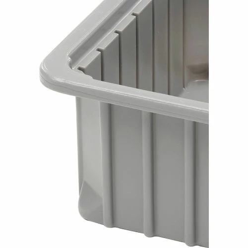 Dandux Dividable Stackable Plastic Box 50P0224050 - 24"L x 11"W x 5"H, Gray 9 Dandux Dividable Stackable Plastic Box 50P0224050 - 24"L x 11"W x 5"H, Gray - Image 9