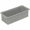 Dandux Dividable Stackable Plastic Box 50P0224070 - 24"L x 11"W x 7"H, Gray