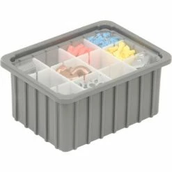 Dandux Insert Cover 50B0110LI for Dividable Grid Stackable Box, 11"L x 8"W, Clear - Pkg Qty 6 -Containers & Organizers Sales Store 772080 02