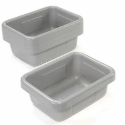 Dandux Tote Box without Lid 50P2116040 - 21-5/8 x 16-5/8 x 4 18 Dandux Tote Box without Lid 50P2116040 - 21-5/8 x 16-5/8 x 4 -Containers & Organizers Sales Store 772302 02 3