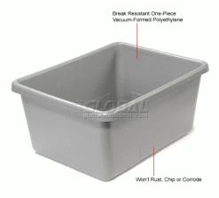 Dandux Tote Box without Lid 50P1610060 - 16-1/2"L x 10-3/4"W x 6"H -Containers & Organizers Sales Store 772314 1wco 1