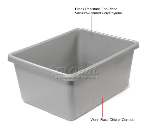 Dandux Tote Box without Lid 50P2452-080 - 25 x 16 x 8 7 Dandux Tote Box without Lid 50P2452-080 - 25 x 16 x 8 - Image 7