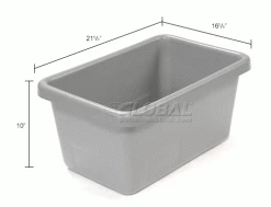 Dandux Tote Box without Lid 50P2116100 - 21-5/8 x 16-5/8 x 10 -Containers & Organizers Sales Store 772326 dim