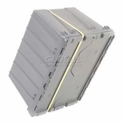 Akro-Mils Attached Lid Container 39085GREY - 21-1/2"L x 15"W x 9"H - Pkg Qty 6 -Containers & Organizers Sales Store 772331 12