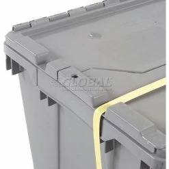 Akro-Mils Attached Lid Container 39170GREY - 21-1/2"L x 15'W x 17"H - Pkg Qty 3 -Containers & Organizers Sales Store 772331 36 2