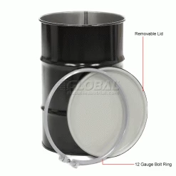 Global Industrial Carbon Steel Drum 55 Gallon Open Head 23 Global Industrial Carbon Steel Drum 55 Gallon Open Head -Containers & Organizers Sales Store 795275 2wco