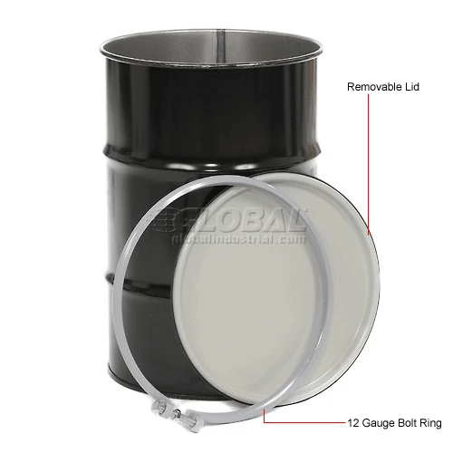 Global Industrial Carbon Steel Drum 55 Gallon Open Head 11 Global Industrial Carbon Steel Drum 55 Gallon Open Head - Image 11