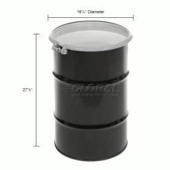 Global Industrial Carbon Steel Drum 30 Gallon Open Head with Epoxy Phenolic Lining 23 Global Industrial Carbon Steel Drum 30 Gallon Open Head with Epoxy Phenolic Lining -Containers & Organizers Sales Store 795275 dim 1