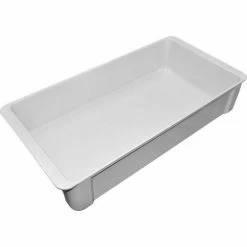 MFG Tray Molded Fiberglass Stacking Cannabis Container 23 3/8" x 12" x 4 3/8" White