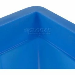 Dandux Forkliftable Single Wall Skid Bulk Container 512177 - 62" x 62" x 21", Blue -Containers & Organizers Sales Store 809110BL 05 1