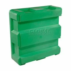 Dandux Forkliftable Single Wall Skid Bulk Container 51-2180GREEN - 44" x 25" x 17-1/2", Green -Containers & Organizers Sales Store 809110GN 04 2
