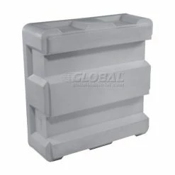 Dandux Forkliftable Single Wall Skid Bulk Container 51-2143GY - 48" x 48" x 26", Gray -Containers & Organizers Sales Store 809110GY 04