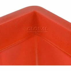 Dandux Forkliftable Single Wall Skid Bulk Container 512167R - 36" x 19-1/2" x 23-1/2", Red -Containers & Organizers Sales Store 809110RD 05