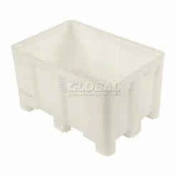 Dandux Forkliftable Double Wall Skid Bulk Container 512110N - 36" x 26" x 16-1/2", White 15 Dandux Forkliftable Double Wall Skid Bulk Container 512110N - 36" x 26" x 16-1/2", White -Containers & Organizers Sales Store 809118WH 02