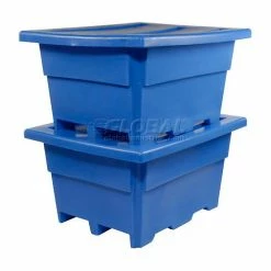 Dandux Pallet Container 51-2030U - 52"L x 42"W x 30"H Single Wall, Blue -Containers & Organizers Sales Store 809205BL 05