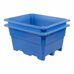 Dandux Pallet Container 51-2030U - 52"L x 42"W x 30"H Single Wall, Blue -Containers & Organizers Sales Store 809205BL 06