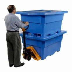Dandux Pallet Container 51-2030U - 52"L x 42"W x 30"H Single Wall, Blue -Containers & Organizers Sales Store 809205BL 08